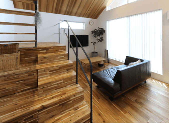 リビングの施工事例